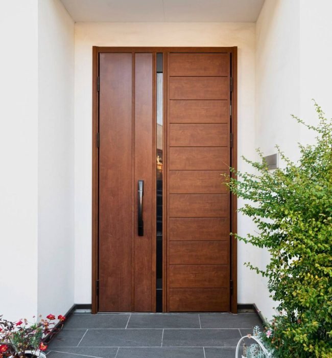 Portes sur mesure en bois au design moderne